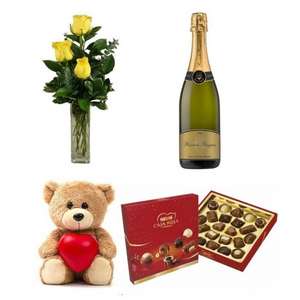 Producto https://vanityflor.es/packs-con-rosas/384-3-rosas-amarillas-con-osito-cava-y-bombones.html
