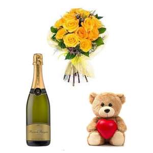 Producto https://vanityflor.es/packs-con-rosas/372-ramo-de-10-rosas-amarillas-con-cava-y-osito-de-peluche.html